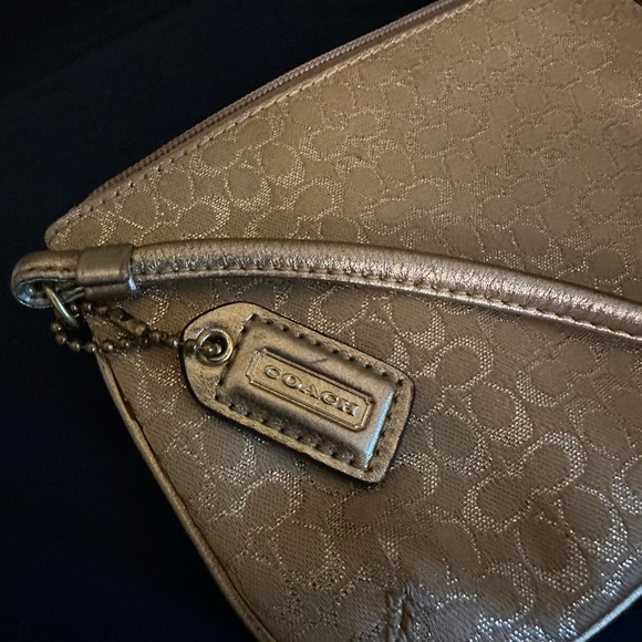 COACH Golden Shimmer Wristlet - Picture 6 of 10